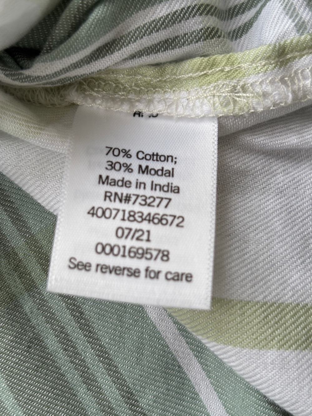 Women’s SO Favorite Button-Down shirt in Green Plaid - Picture 5 of 7